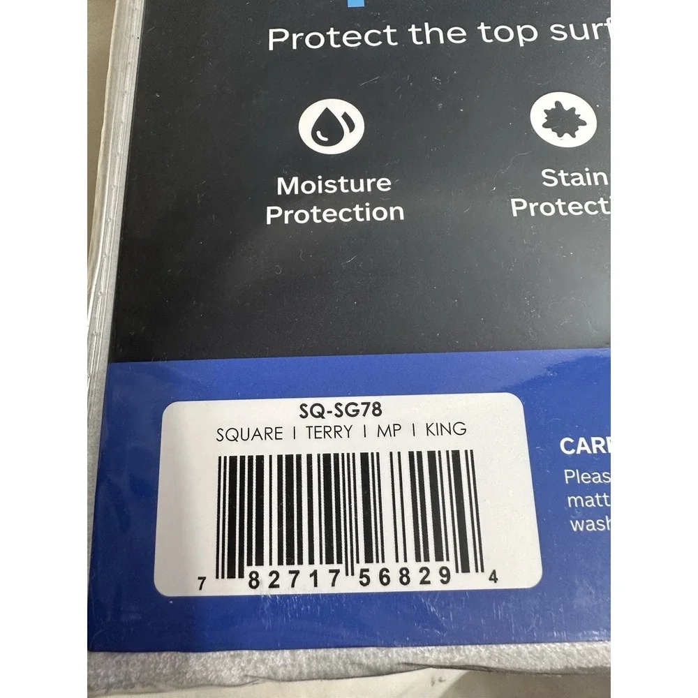 Allstate King Mattress Protector Waterproof Terry Top Stain Protection NEW